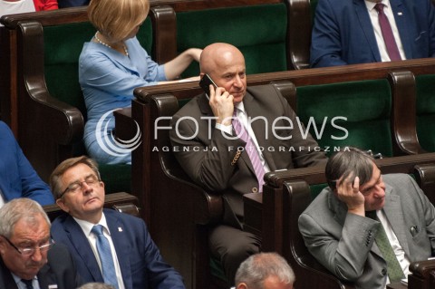  20.07.2018 WARSZAWA SEJM<br />POSIEDZENIE SEJMU<br />N/Z JAROSLAW STAWIARSKI<br /> 