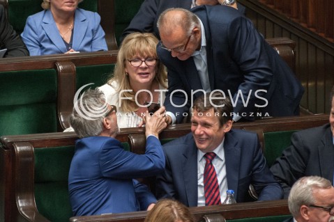  20.07.2018 WARSZAWA SEJM<br />POSIEDZENIE SEJMU<br />N/Z WITOLD CZARNECKI MAREK AST MALGORZATA GOSIEWSKA<br /> 