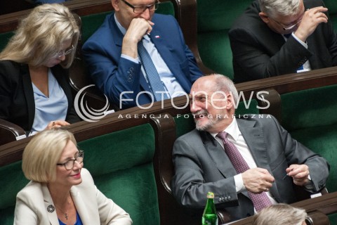  20.07.2018 WARSZAWA SEJM<br />POSIEDZENIE SEJMU<br />N/Z ANTONI MACIEREWICZ MALGORZATA WASSERMANN<br /> 
