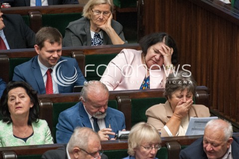  20.07.2018 WARSZAWA SEJM<br />POSIEDZENIE SEJMU<br />N/Z ANNA SOBECKA WOJCIECH ZUBOWSKI GABRIELA MASLOWSKA<br /> 