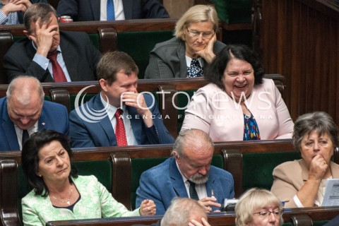  20.07.2018 WARSZAWA SEJM<br />POSIEDZENIE SEJMU<br />N/Z ANNA SOBECKA WOJCIECH ZUBOWSKI TADEUSZ CYMANSKI JOZEFINA JOZEFA HRYNKIEWICZ<br /> 