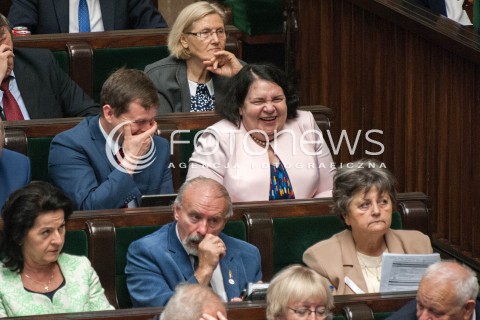  20.07.2018 WARSZAWA SEJM<br />POSIEDZENIE SEJMU<br />N/Z ANNA SOBECKA WOJCIECH ZUBOWSKI<br /> 