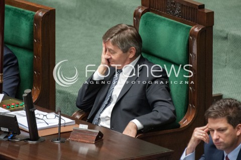  20.07.2018 WARSZAWA SEJM<br />POSIEDZENIE SEJMU<br />N/Z MAREK KUCHCINSKI<br /> 