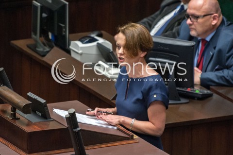  20.07.2018 WARSZAWA SEJM<br />POSIEDZENIE SEJMU<br />N/Z JADWIGA EMILEWICZ<br /> 