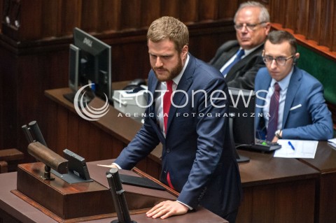  20.07.2018 WARSZAWA SEJM<br />POSIEDZENIE SEJMU<br />N/Z JANUSZ CIESZYNSKI<br /> 