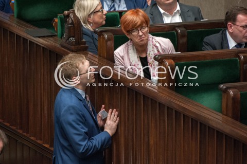  20.07.2018 WARSZAWA SEJM<br />POSIEDZENIE SEJMU<br />N/Z ELZBIETA RAFALSKA PAWEL LISIECKI<br /> 