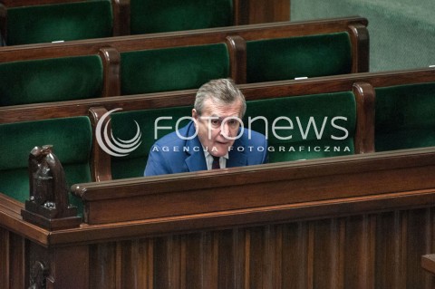  20.07.2018 WARSZAWA SEJM<br />POSIEDZENIE SEJMU<br />N/Z PIOTR GLINSKI<br /> 