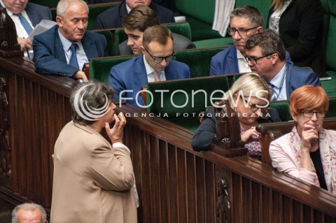  20.07.2018 WARSZAWA SEJM<br />POSIEDZENIE SEJMU<br />N/Z GABRIELA MASLOWSKA MACIEJ WASIK<br /> 