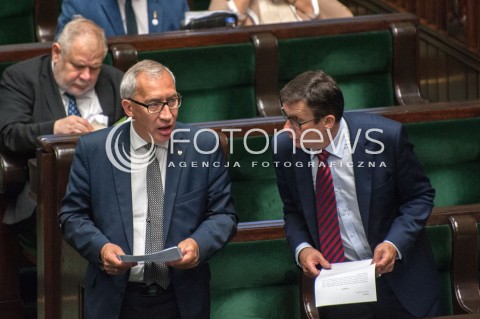  20.07.2018 WARSZAWA SEJM<br />POSIEDZENIE SEJMU<br />N/Z KAZIMIERZ SMOLINSKI MAREK AST<br /> 