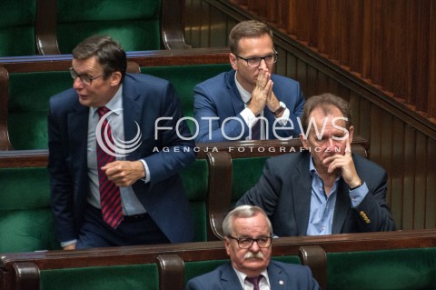  20.07.2018 WARSZAWA SEJM<br />POSIEDZENIE SEJMU<br />N/Z WALDEMAR BUDA LEONARD KRASULSKI MAREK AST<br /> 