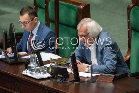  20.07.2018 WARSZAWA SEJM<br />POSIEDZENIE SEJMU<br />N/Z RYSZARD TERLECKI<br /> 