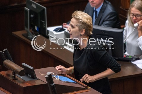  20.07.2018 WARSZAWA SEJM<br />POSIEDZENIE SEJMU<br />N/Z JOANNA SCHEURING WIELGUS<br /> 