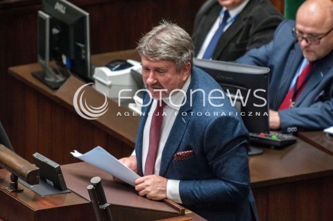  20.07.2018 WARSZAWA SEJM<br />POSIEDZENIE SEJMU<br />N/Z BOGDAN RZONCA<br /> 