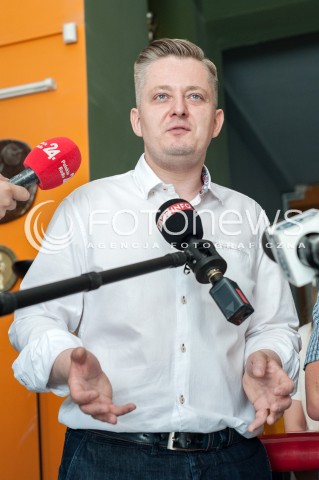  23.07.2018 WARSZAWA<br />KONFERENCJA KANDYDATA PSL NA PREZYDENTA WARSZAWY JAKUBA STEFANIAKA<br />N/Z JAKUB STEFANIAK<br /> 