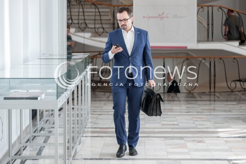  24.07.2018 WARSZAWA<br />POSIEDZENIE KOMISJI PARLAMENTARNYCH<br />N/Z MARCIN HORALA<br /> 