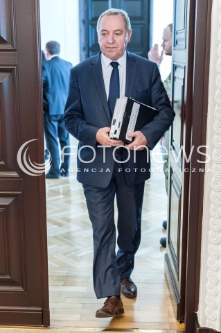 24.07.2018 WARSZAWA RADA MINISTROW<br />POSIEDZENIE RADY MINISTROW<br />N/Z HENRYK KOWALCZYK<br /> 