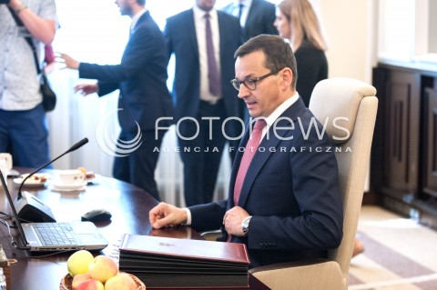  24.07.2018 WARSZAWA RADA MINISTROW<br />POSIEDZENIE RADY MINISTROW<br />N/Z MATEUSZ MORAWIECKI<br /> 