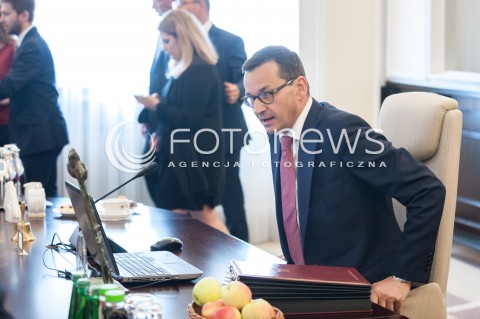 Posiedzenie Rady Ministrów w Warszawie