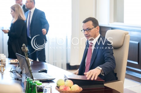  24.07.2018 WARSZAWA RADA MINISTROW<br />POSIEDZENIE RADY MINISTROW<br />N/Z MATEUSZ MORAWIECKI<br /> 