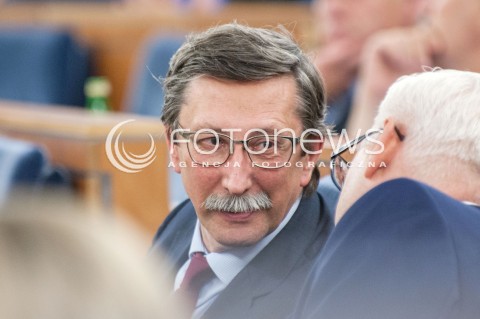  25.07.2018 WARSZAWA SENAT<br />POSIEDZENIE SENATU<br />N/Z JAN ZARYN<br /> 