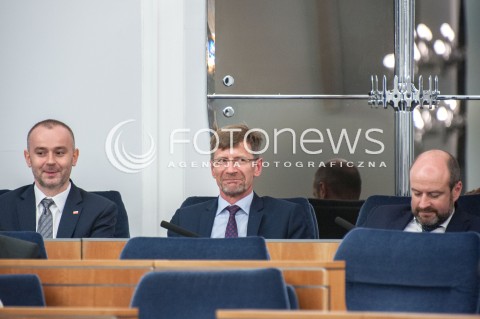  25.07.2018 WARSZAWA SENAT<br />POSIEDZENIE SENATU<br />N/Z PAWEL MUCHA PROFESOR DARIUSZ DUDEK<br /> 