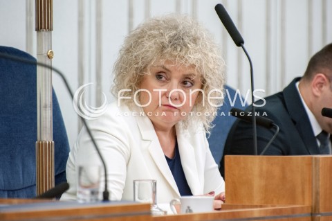  25.07.2018 WARSZAWA SENAT<br />POSIEDZENIE SENATU<br />N/Z MARIA KOC<br /> 