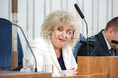  25.07.2018 WARSZAWA SENAT<br />POSIEDZENIE SENATU<br />N/Z MARIA KOC<br /> 