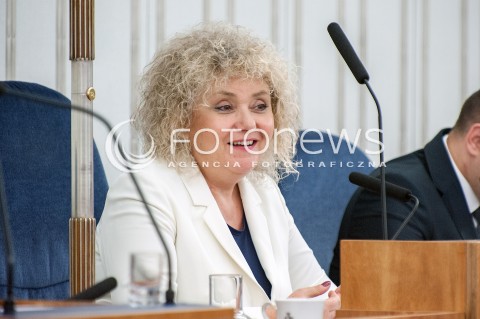  25.07.2018 WARSZAWA SENAT<br />POSIEDZENIE SENATU<br />N/Z MARIA KOC<br /> 