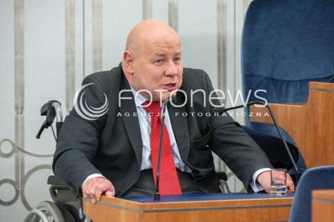  25.07.2018 WARSZAWA SENAT<br />POSIEDZENIE SENATU<br />N/Z JAN FILIP LIBICKI<br /> 