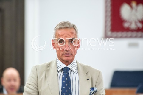  25.07.2018 WARSZAWA SENAT<br />POSIEDZENIE SENATU<br />N/Z JAN MARIA JACKOWSKI<br /> 