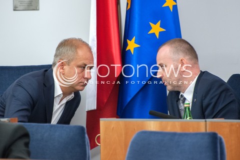  25.07.2018 WARSZAWA SENAT<br />POSIEDZENIE SENATU<br />N/Z GRZEGORZ NAPIERALSKI PAWEL MUCHA<br /> 