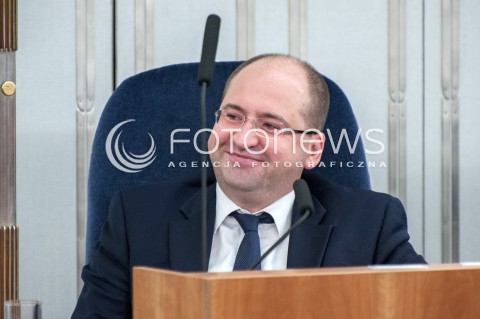  25.07.2018 WARSZAWA SENAT<br />POSIEDZENIE SENATU<br />N/Z ADAM BIELAN<br /> 