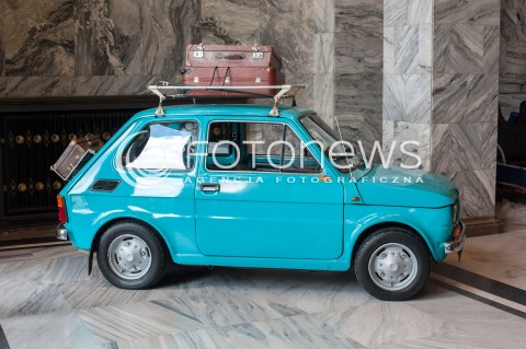  25.07.2018 WARSZAWA <br />INAUGURACJA AKCJI Z KULTURA W DRODZE<br />N/Z SAMOCHOD FIAT 126P<br /> 