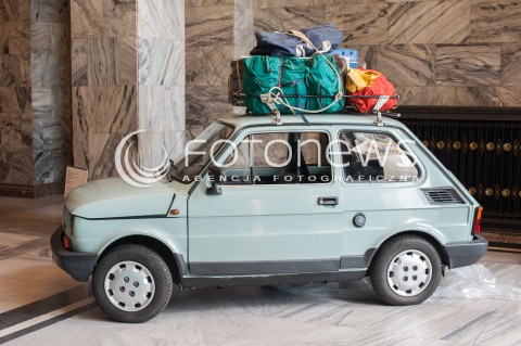  25.07.2018 WARSZAWA <br />INAUGURACJA AKCJI Z KULTURA W DRODZE<br />N/Z SAMOCHOD FIAT 126P<br /> 