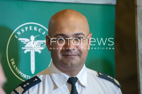  25.07.2018 WARSZAWA <br />INAUGURACJA AKCJI Z KULTURA W DRODZE<br />N/Z ALVIN GAJADHUR GLOWNY INSPEKTOR TRANSPORTU DROGOWEGO<br /> 