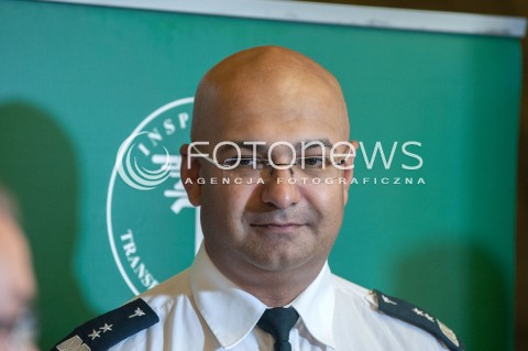  25.07.2018 WARSZAWA <br />INAUGURACJA AKCJI Z KULTURA W DRODZE<br />N/Z ALVIN GAJADHUR GLOWNY INSPEKTOR TRANSPORTU DROGOWEGO<br /> 