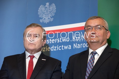  25.07.2018 WARSZAWA <br />INAUGURACJA AKCJI Z KULTURA W DRODZE<br />N/Z ANDRZEJ ADAMCZYK PIOTR GLINSKI<br /> 