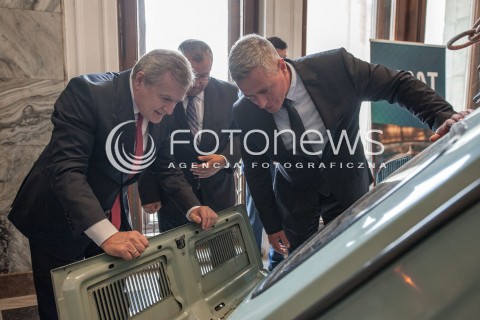  25.07.2018 WARSZAWA<br />MUZEUM TECHNIKI<br />INAUGURACJA AKCJI Z KULTURA W DRODZE<br />N/Z ANDRZEJ ADAMCZYK PIOTR GLINSKI<br /> 