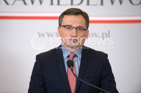  25.07.2018 WARSZAWA<br />BRIEFING PRASOWY MINISTRA SPRAWIEDLIWOSCI ZBIGNIEWA ZIOBRO<br />N/Z ZBIGNIEW ZIOBRO<br /> 