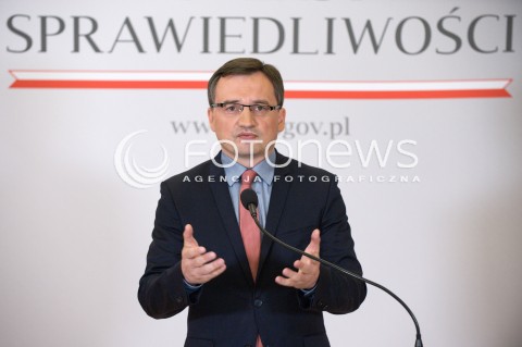  25.07.2018 WARSZAWA<br />BRIEFING PRASOWY MINISTRA SPRAWIEDLIWOSCI ZBIGNIEWA ZIOBRO<br />N/Z ZBIGNIEW ZIOBRO<br /> 