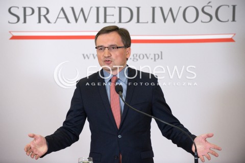  25.07.2018 WARSZAWA<br />BRIEFING PRASOWY MINISTRA SPRAWIEDLIWOSCI ZBIGNIEWA ZIOBRO<br />N/Z ZBIGNIEW ZIOBRO<br /> 