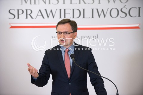  25.07.2018 WARSZAWA<br />BRIEFING PRASOWY MINISTRA SPRAWIEDLIWOSCI ZBIGNIEWA ZIOBRO<br />N/Z ZBIGNIEW ZIOBRO<br /> 
