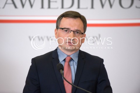  25.07.2018 WARSZAWA<br />BRIEFING PRASOWY MINISTRA SPRAWIEDLIWOSCI ZBIGNIEWA ZIOBRO<br />N/Z ZBIGNIEW ZIOBRO<br /> 