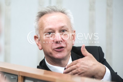  27.07.2018 WARSZAWA SENAT<br />POSIEDZENIE SENATU<br />N/Z STANISLAW GOGACZ<br /> 
