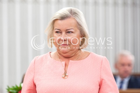  27.07.2018 WARSZAWA SENAT<br />POSIEDZENIE SENATU<br />N/Z ALICJA ZAJAC<br /> 