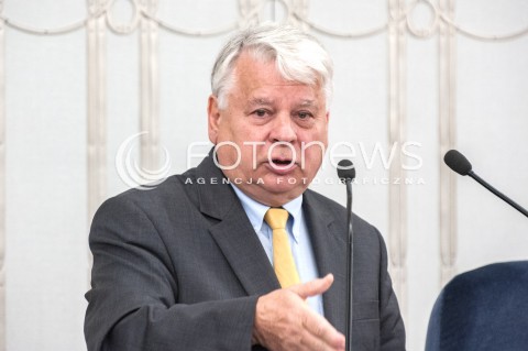  27.07.2018 WARSZAWA SENAT<br />POSIEDZENIE SENATU<br />N/Z BOGDAN BORUSEWICZ<br /> 