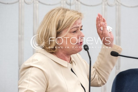 27.07.2018 WARSZAWA SENAT<br />POSIEDZENIE SENATU<br />N/Z GRAZYNA SZTARK<br /> 