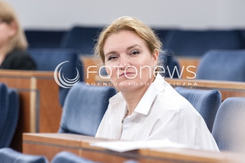  27.07.2018 WARSZAWA SENAT<br />POSIEDZENIE SENATU<br />N/Z MARGARETA BUDNER<br /> 