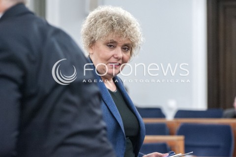  27.07.2018 WARSZAWA SENAT<br />POSIEDZENIE SENATU<br />N/Z MARIA KOC<br /> 
