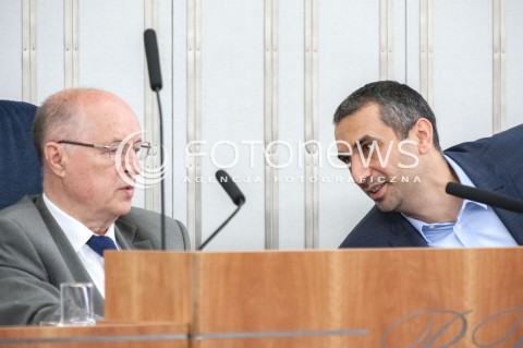  27.07.2018 WARSZAWA SENAT<br />POSIEDZENIE SENATU<br />N/Z MAREK PEK MICHAL SEWERYNSKI<br /> 
